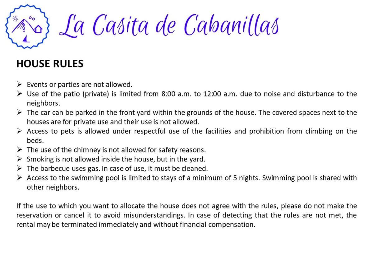 La Casita De Cabanillas. Cabanillas De La Sierra. Casa de Férias